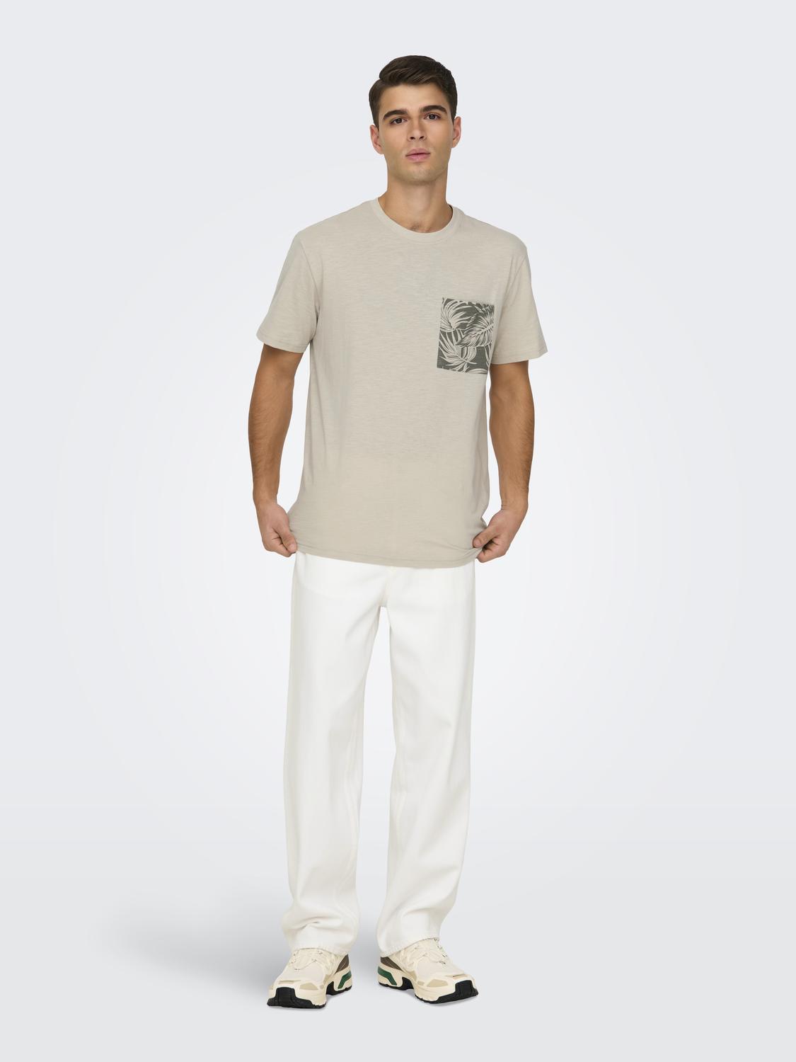 ONSFADE LOOSE WHITE 1661 PIM DNM NOOS