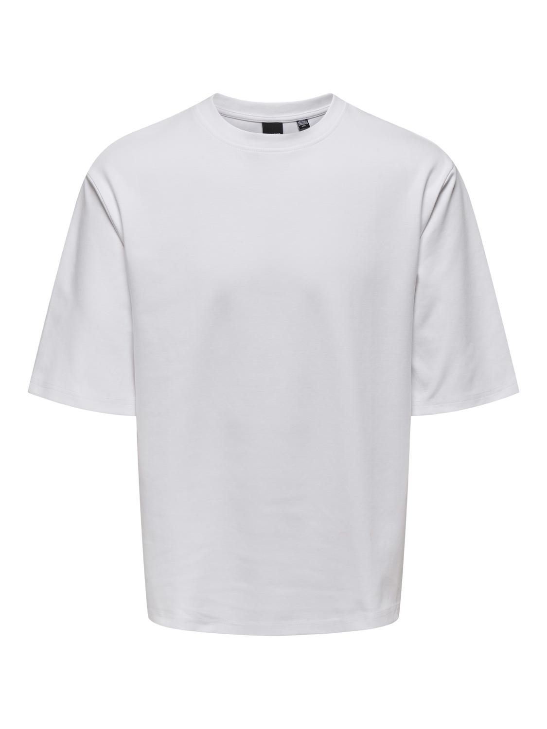 ONSROBBY Kurzärmeliges T-Shirt mit O-Ausschnitt in entspannter Passform für Herren - 3