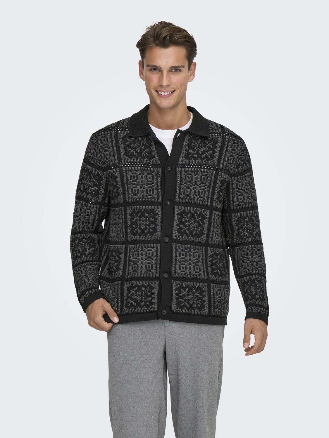 ONSBARK RLX LS SHIRT KNIT