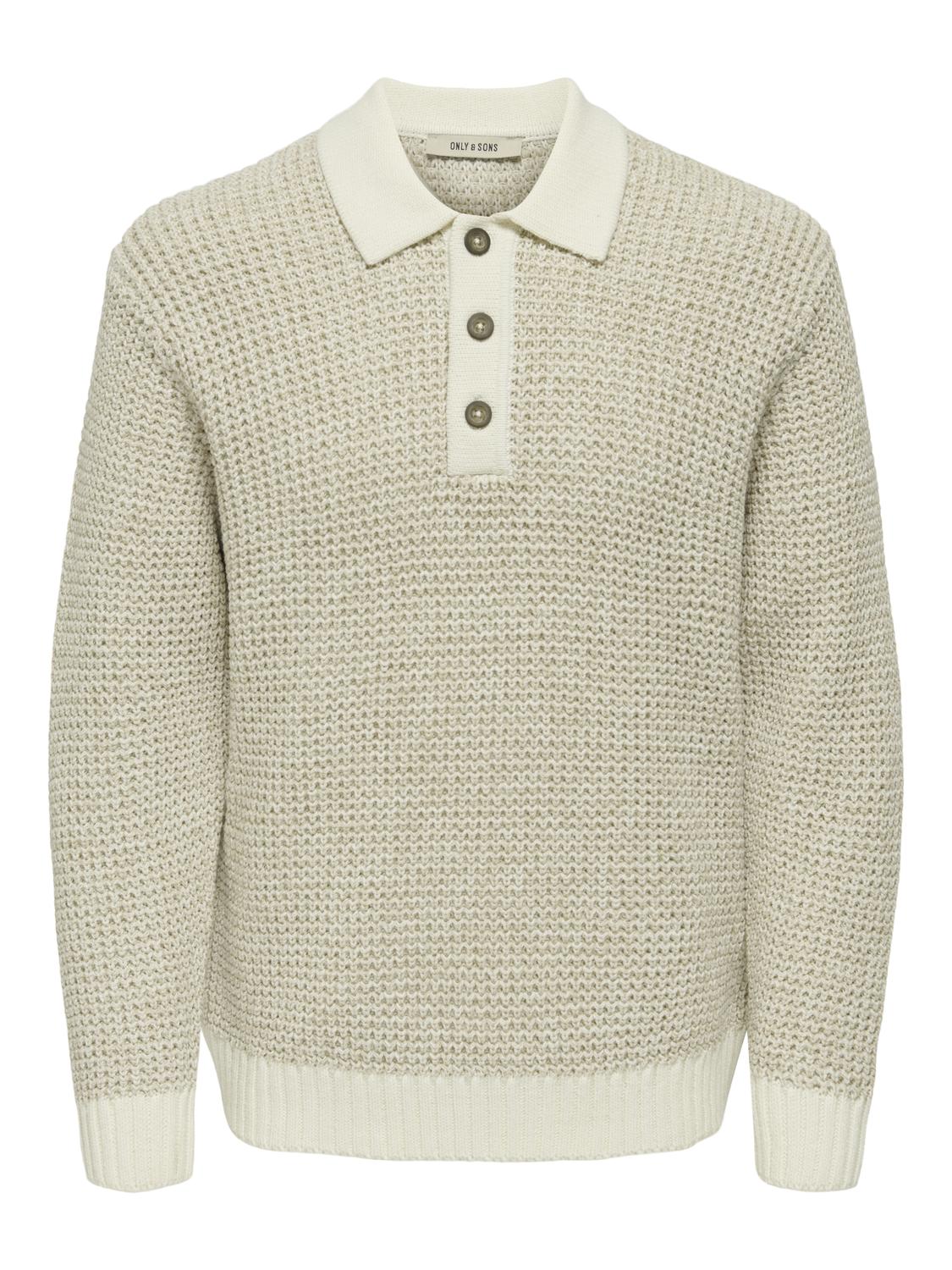 ONSALF RLX STRUCTURE POLO KNIT