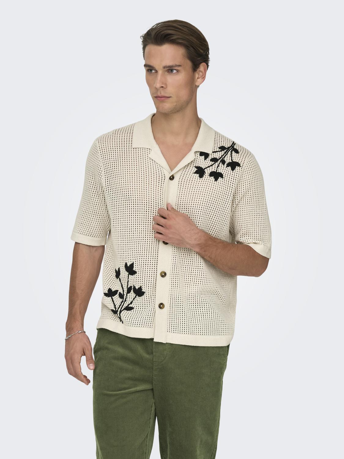 ONSTEGAN LIFE RLX SS SHIRT KNIT