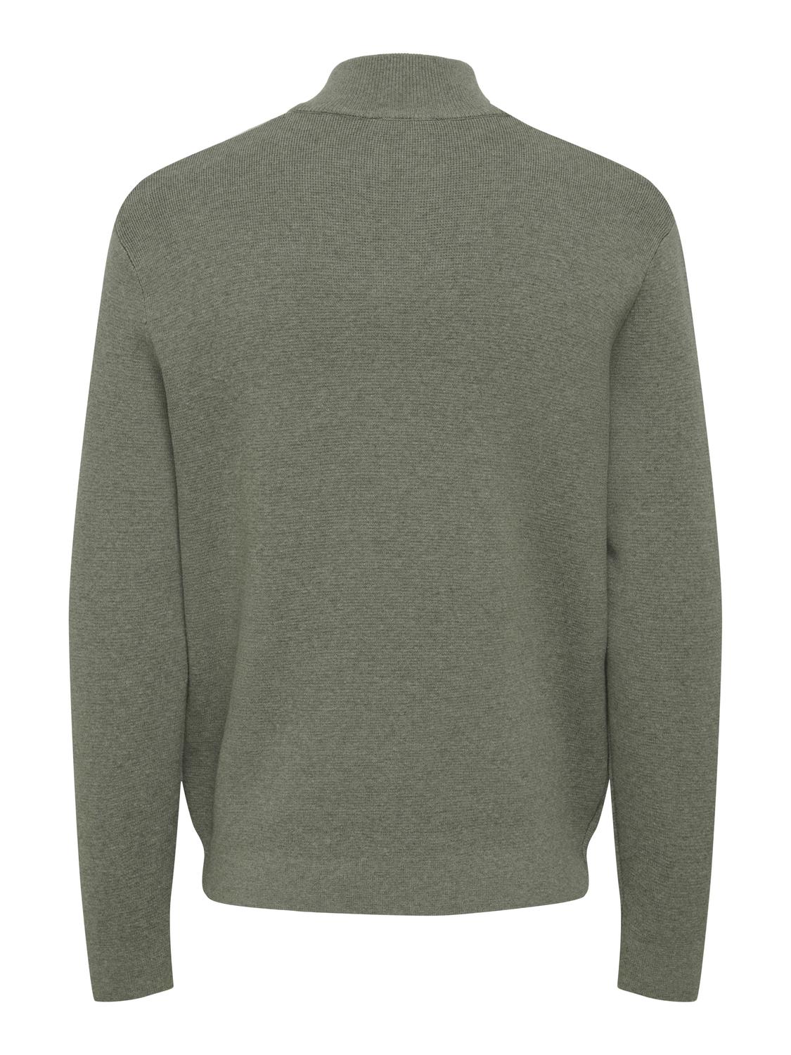 ONSTING REG HALF ZIP KNIT NOOS - 8