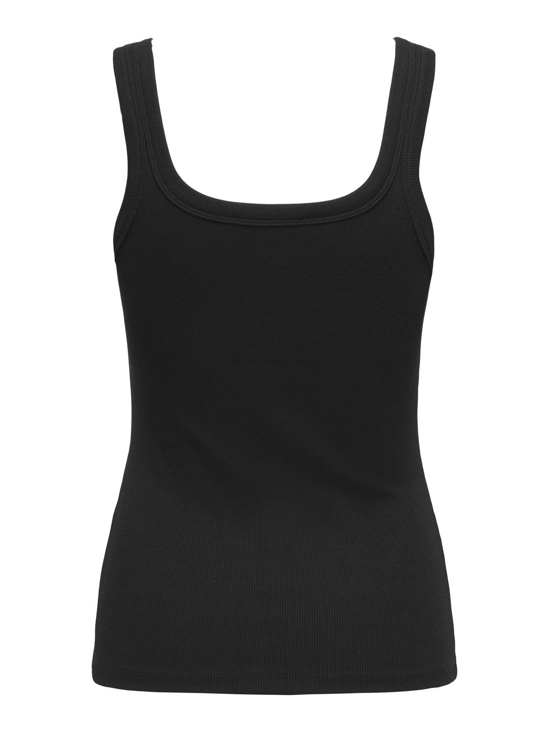 PGJUNE Regular Fit Basic Top med stilfuld U-hals - 2