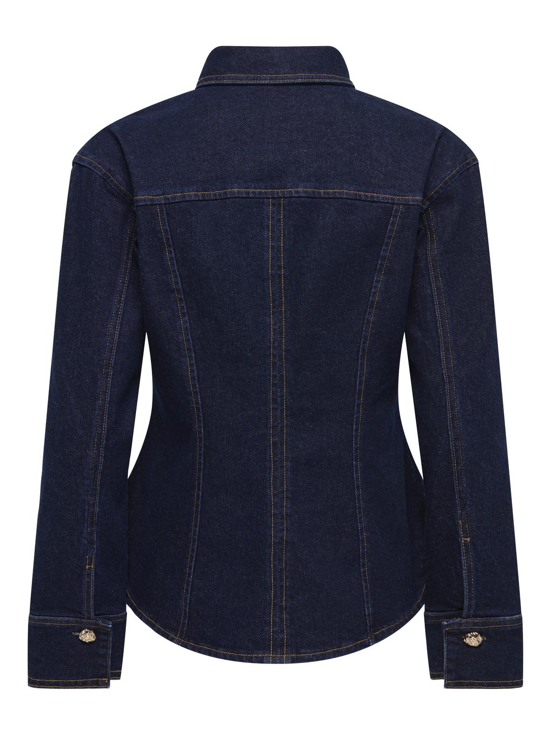 ONLBELINDA L/S FITTED DNM SHIRT MAE - 2