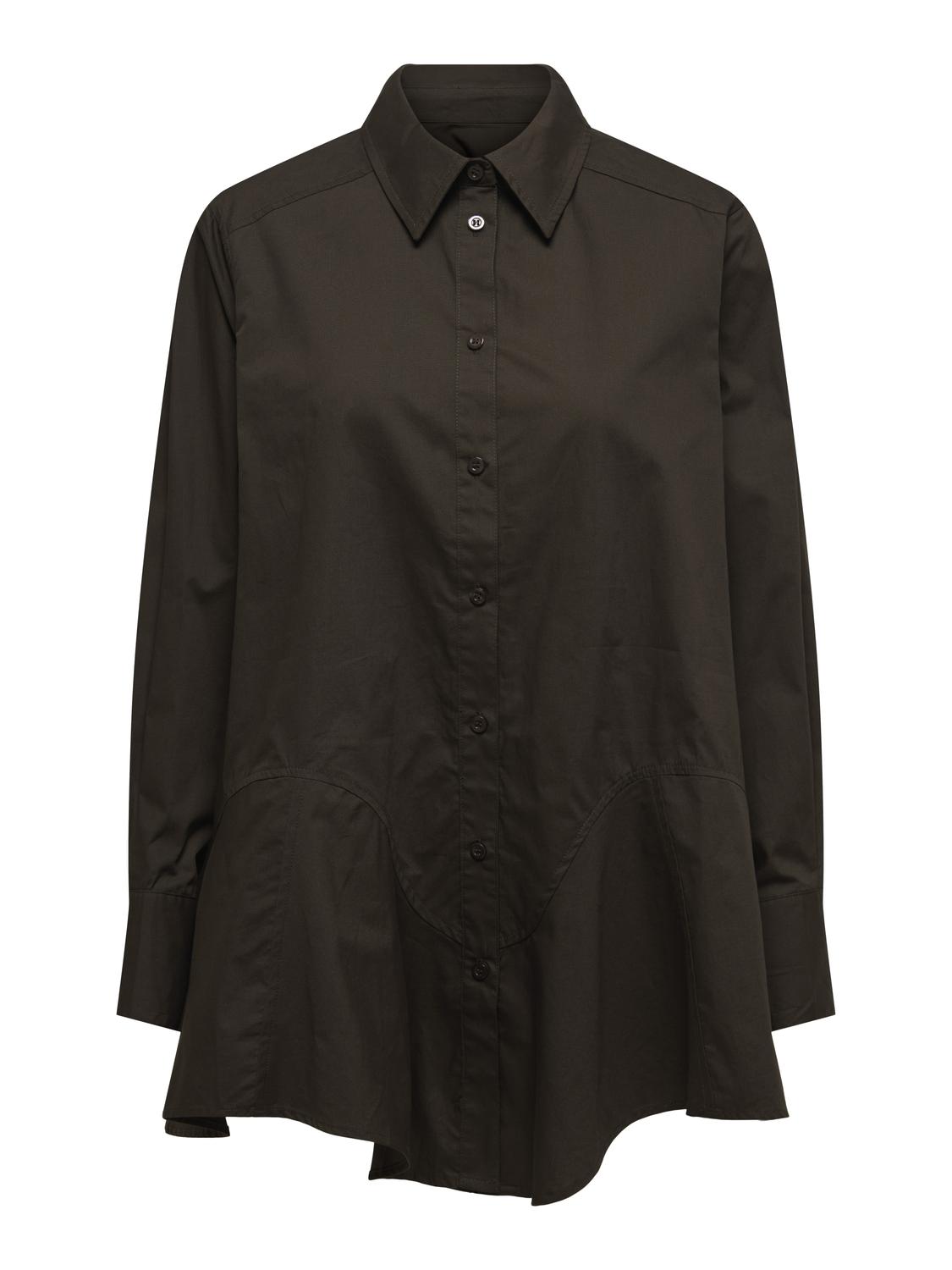 STUVENCE OVERSIZE L/S FLOUNCE SHIRT WVN