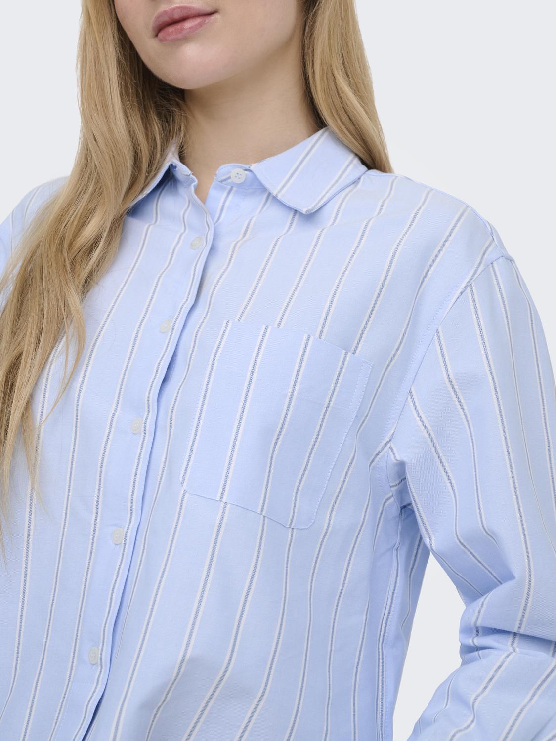 ONLELOWEN LS STRIPE SHIRT WVN EX - 4