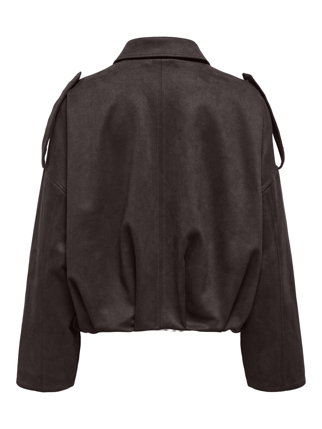 ONLMOON-STINA FAUX SUEDE BOMBER PNT NOOS - 2