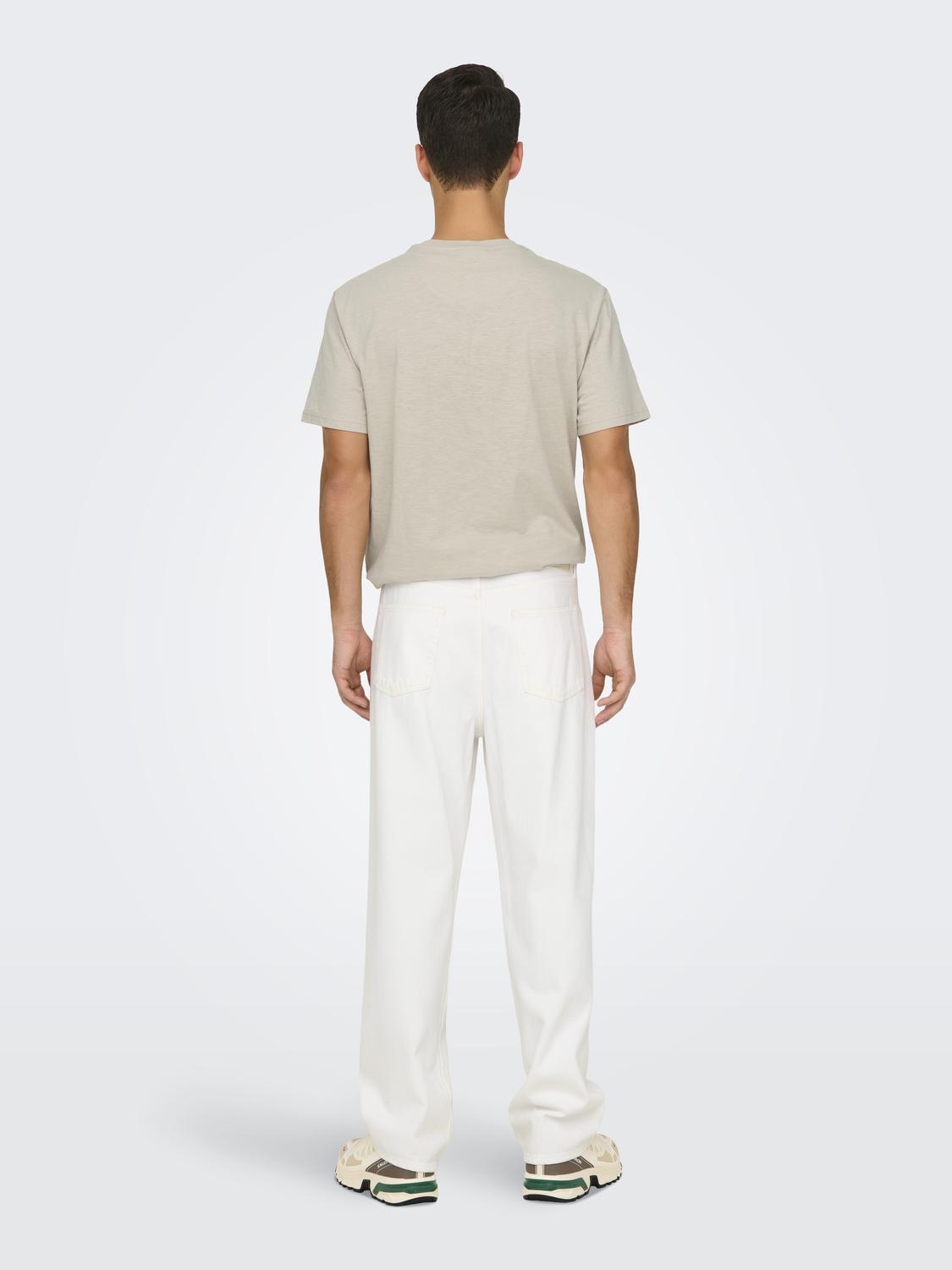 ONSFADE LOOSE WHITE 1661 PIM DNM NOOS