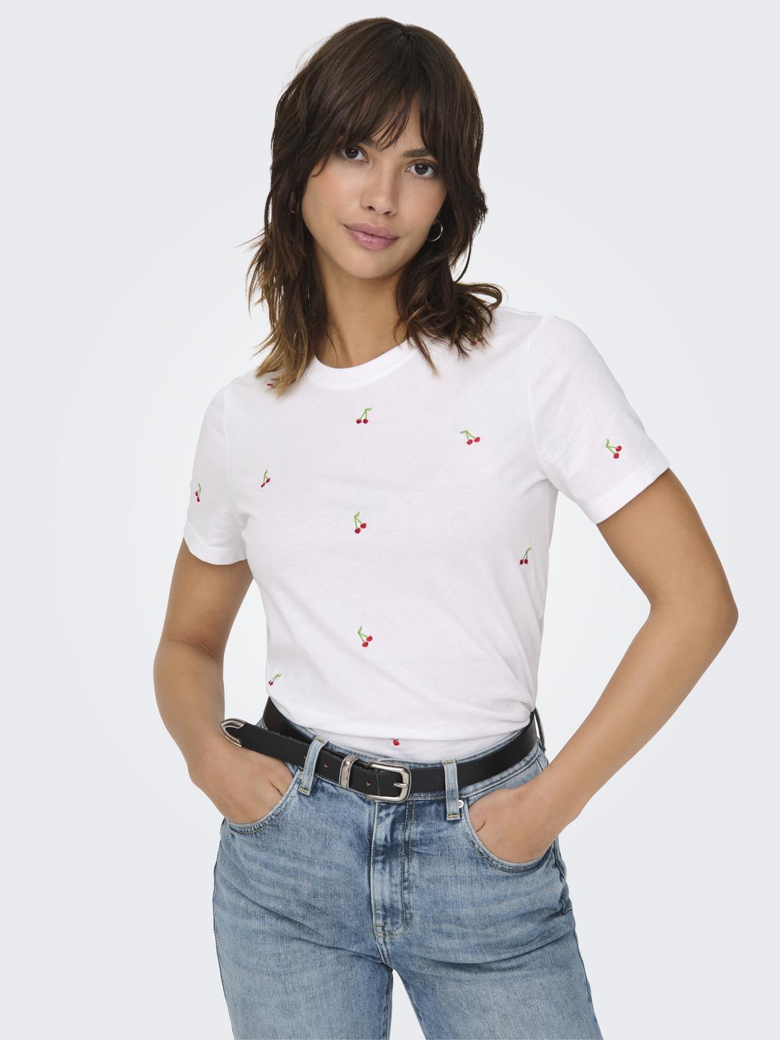 ONLKETTY S/S O-NECK TOP JRS NOOS - 4