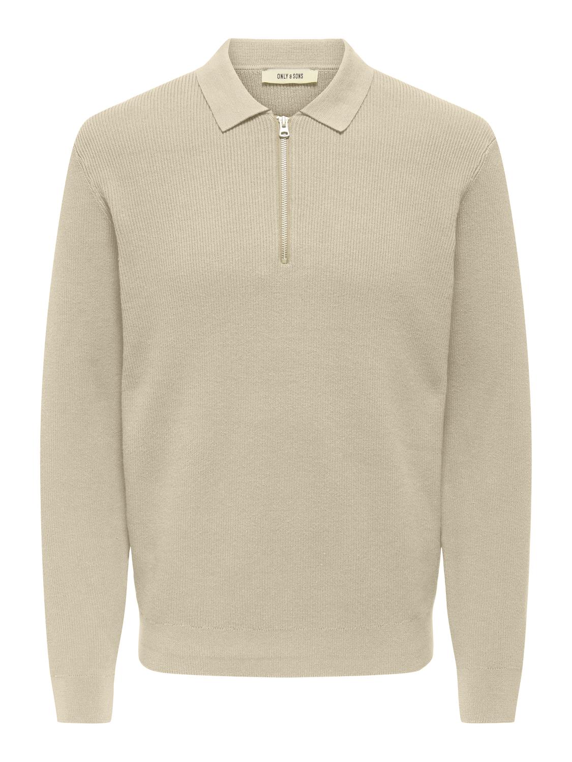 ONSPHIL REG 12 HALF ZIP POLO KNIT - 3