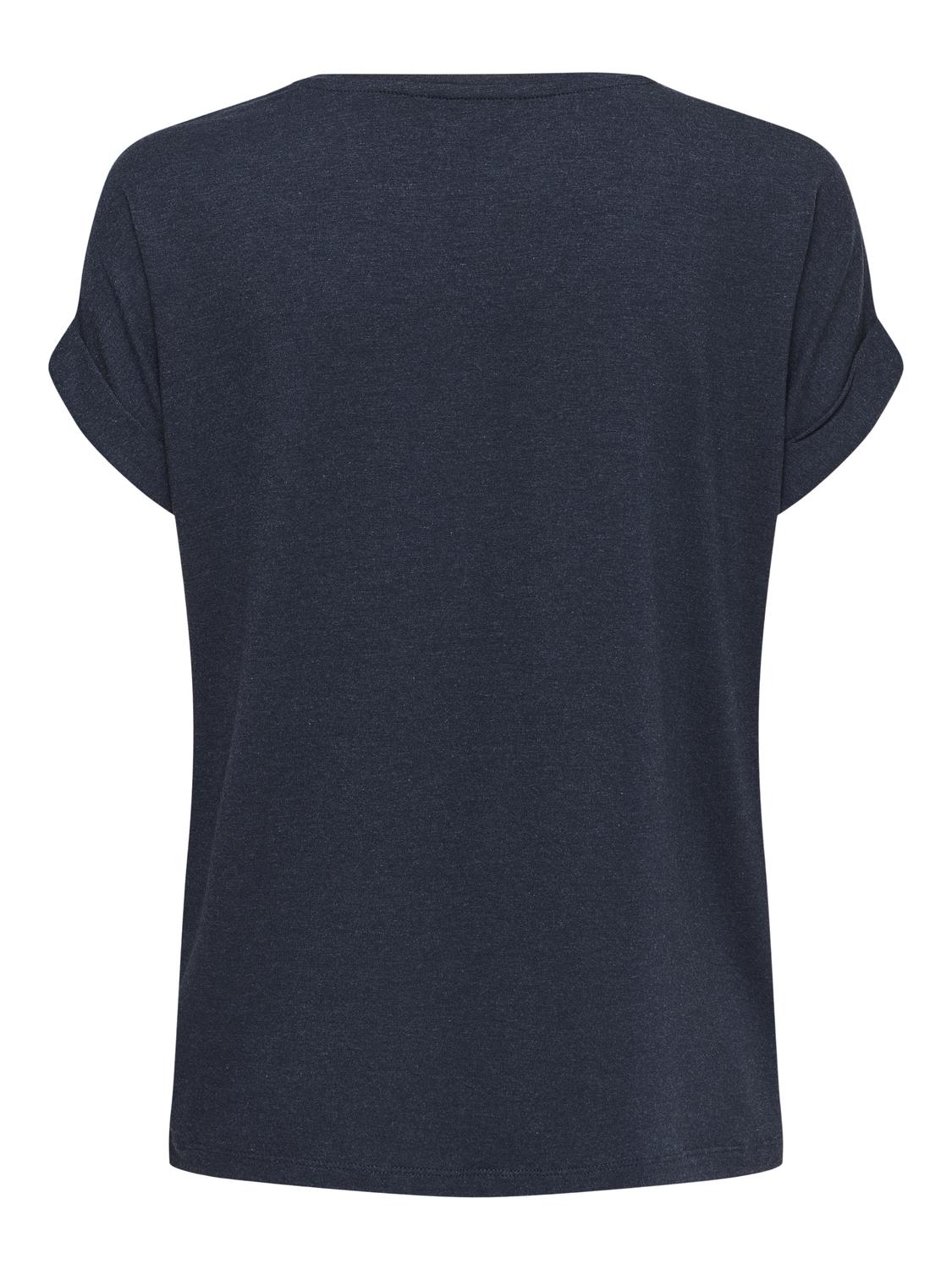 ONLMOSTER Regular Fit O-Neck Top med korte ermer - 7