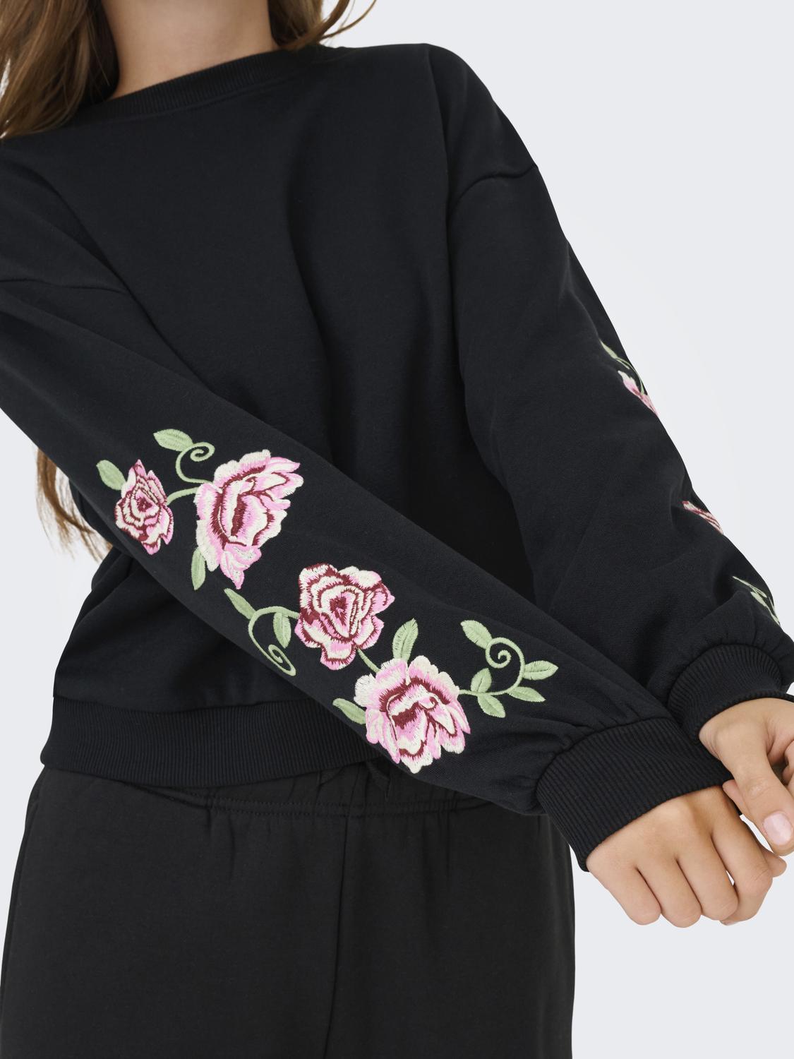 ONLBROOKLYN L/S EMBROIDERY BOX SWT