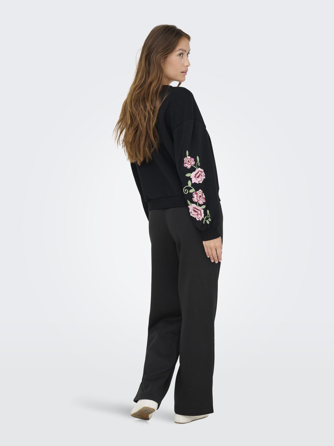 ONLBROOKLYN L/S EMBROIDERY BOX SWT