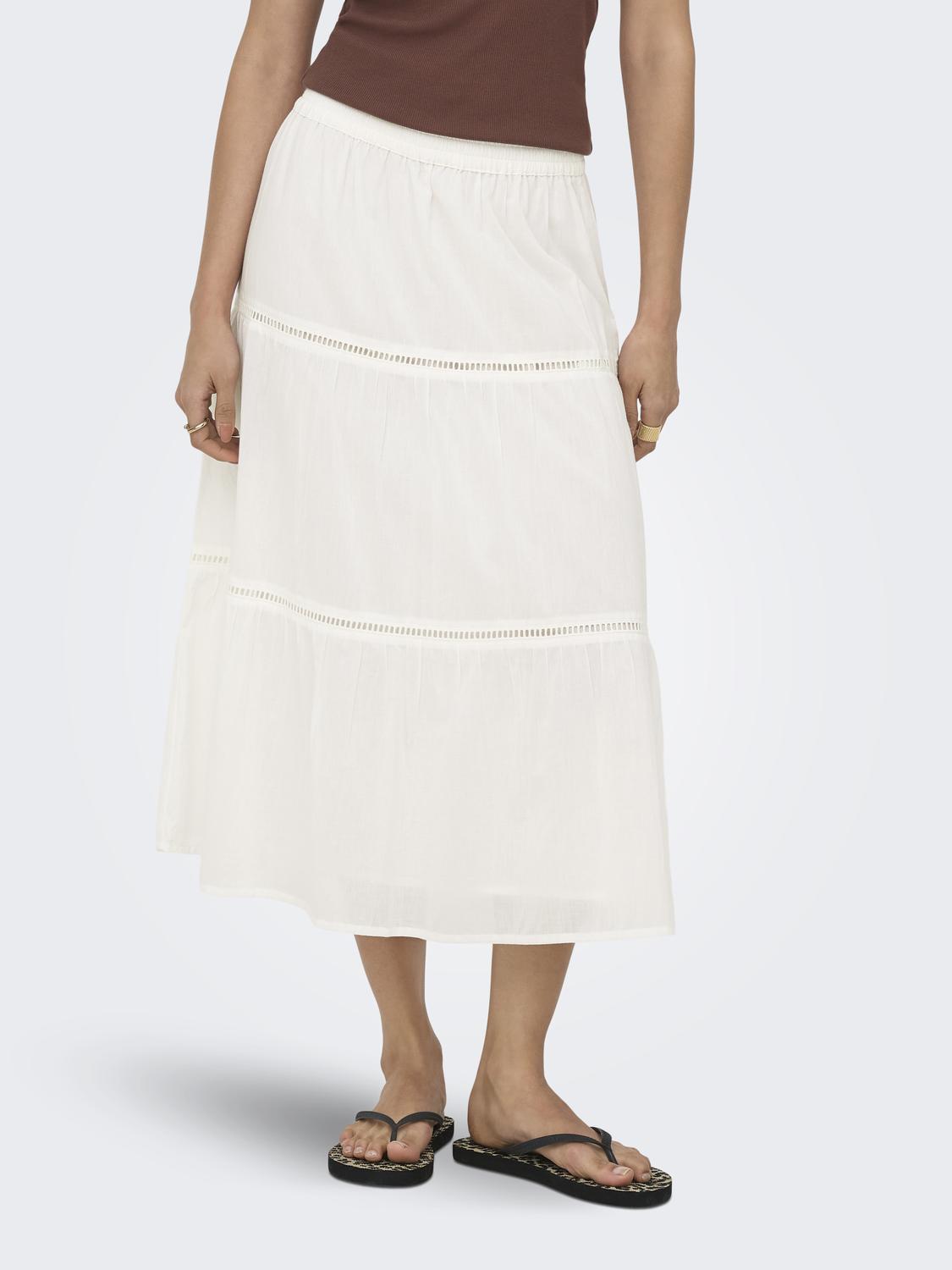 ONLISABELLA LONG SKIRT WVN