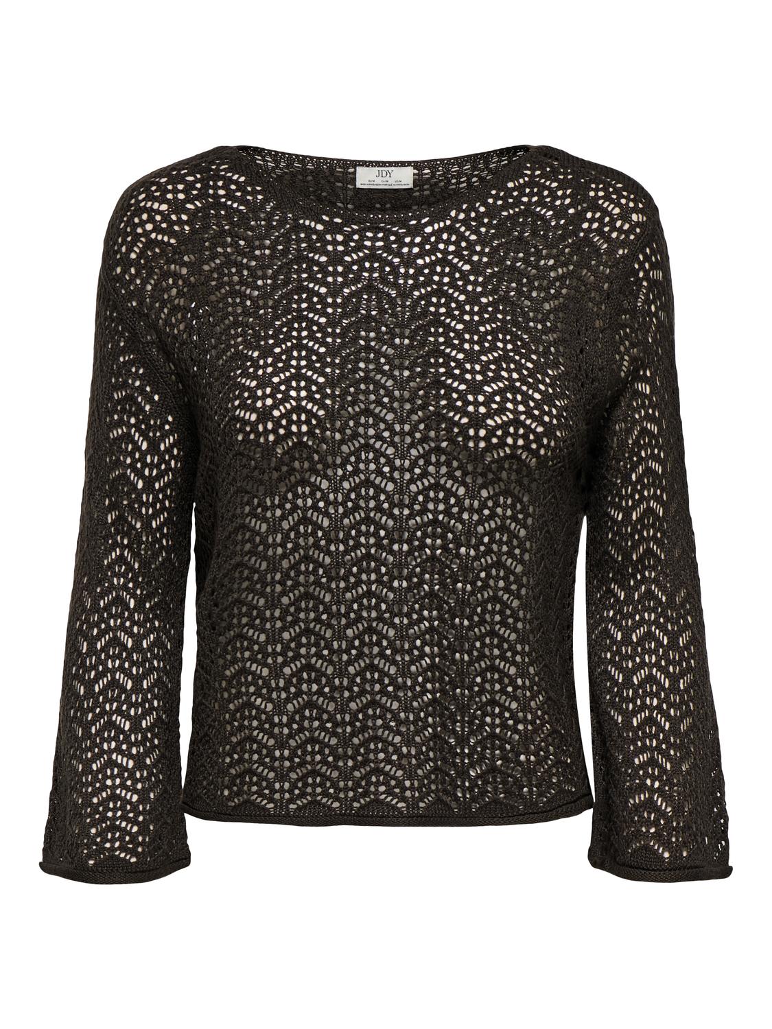 JDYMIKA 3/4 BOAT NECK PULLOVER KNT NOOS - 3