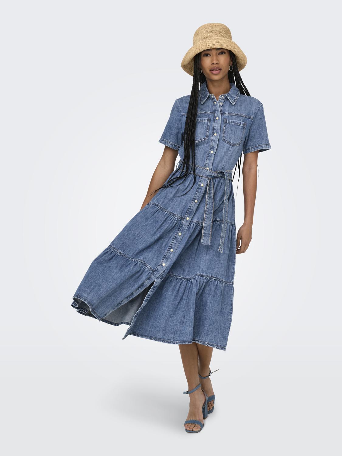ONLALIYAH S/S LAYER DNM DRESS AKM NOOS - 4
