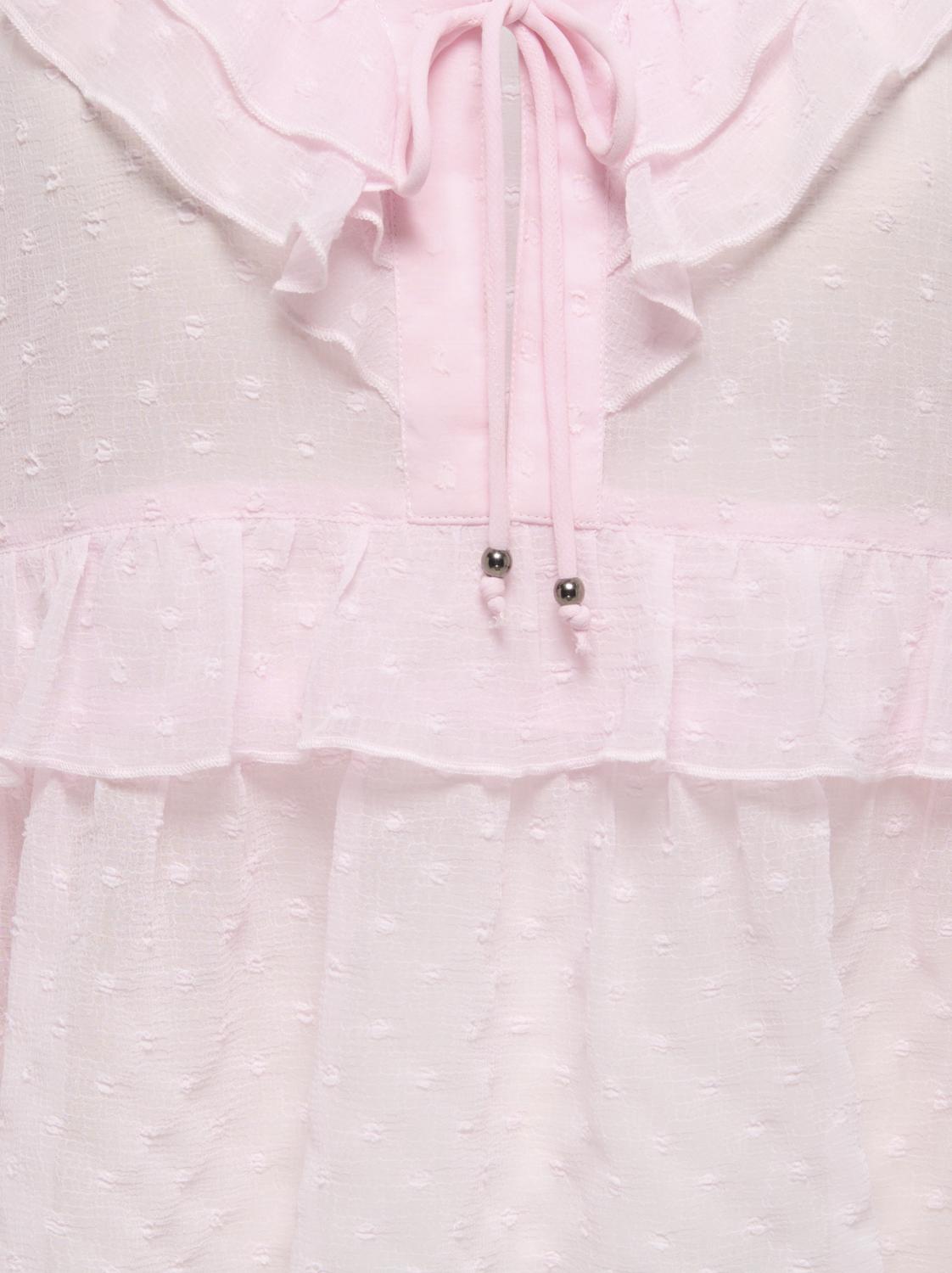 ONLYUNA L/S DOBBY TIE BLOUSE WVN - 2