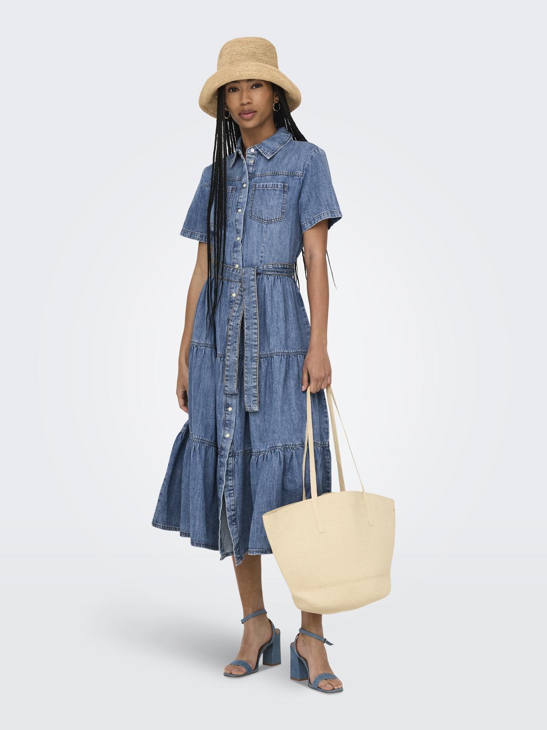 ONLALIYAH S/S LAYER DNM DRESS AKM NOOS - 7