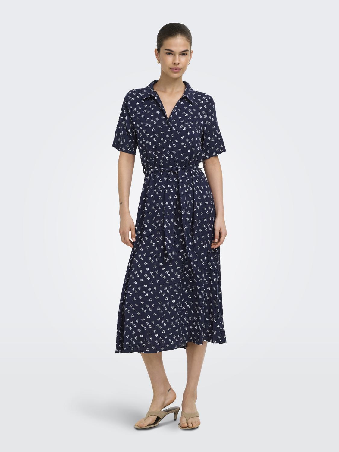 JDYSTARSEZEN LIFE 2/4 MIDIDRESS WVN NOOS
