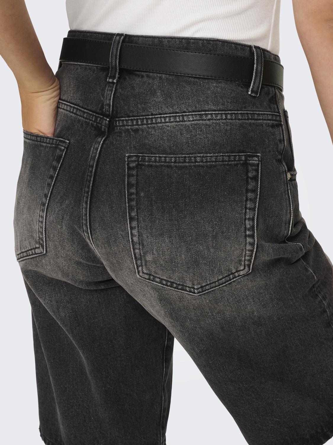 ONLMATE Denimshorts i midten af taljen til hverdagsbrug - 4