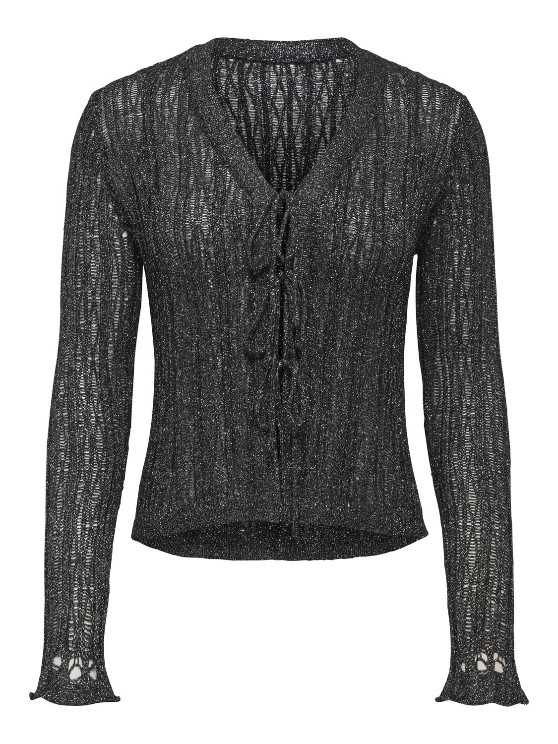STUSARAH Strickjacke mit Glitzer-Detail