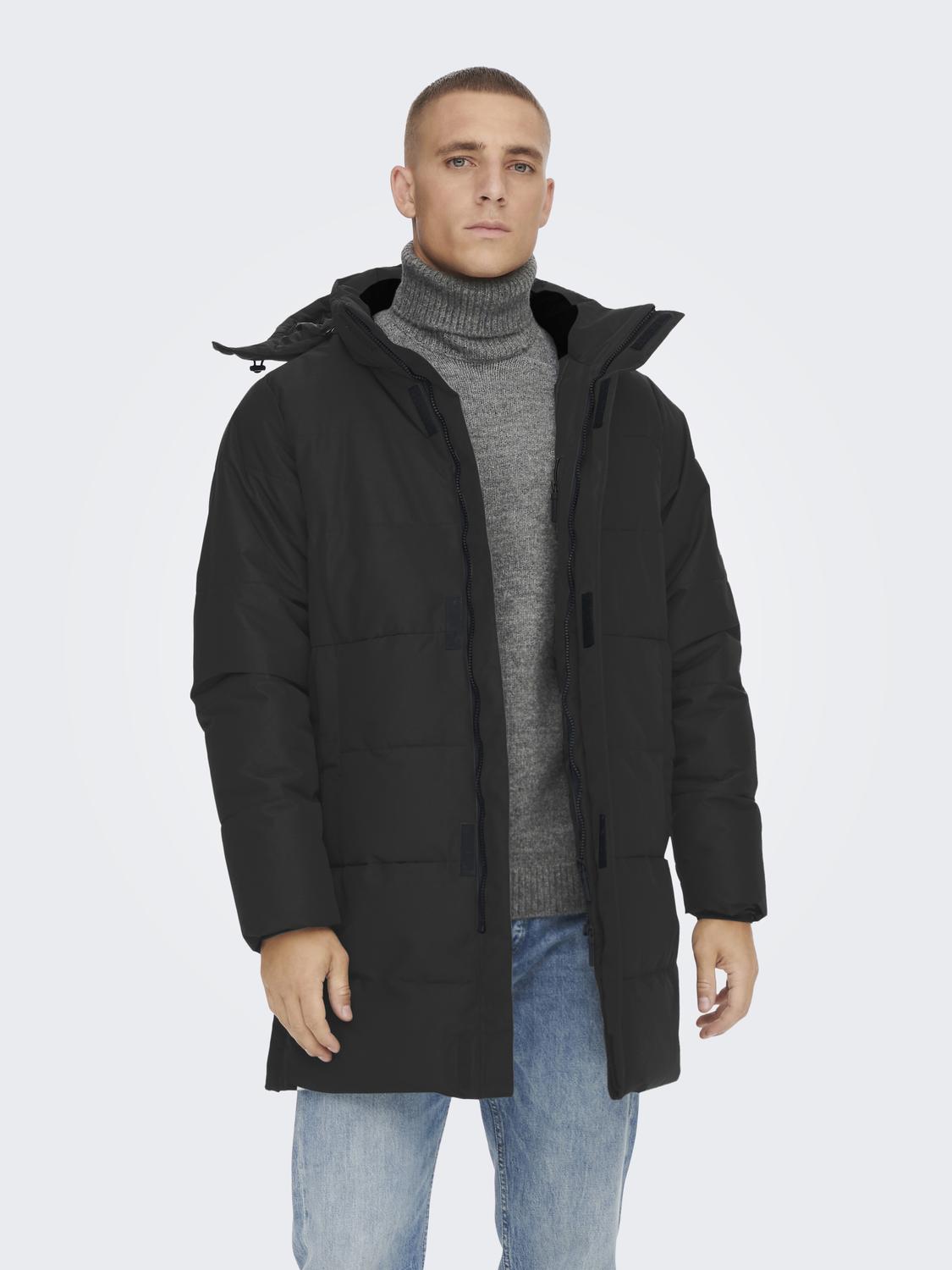 ONSCARL LIFE LONG QUILTED COAT OTW NOOS
