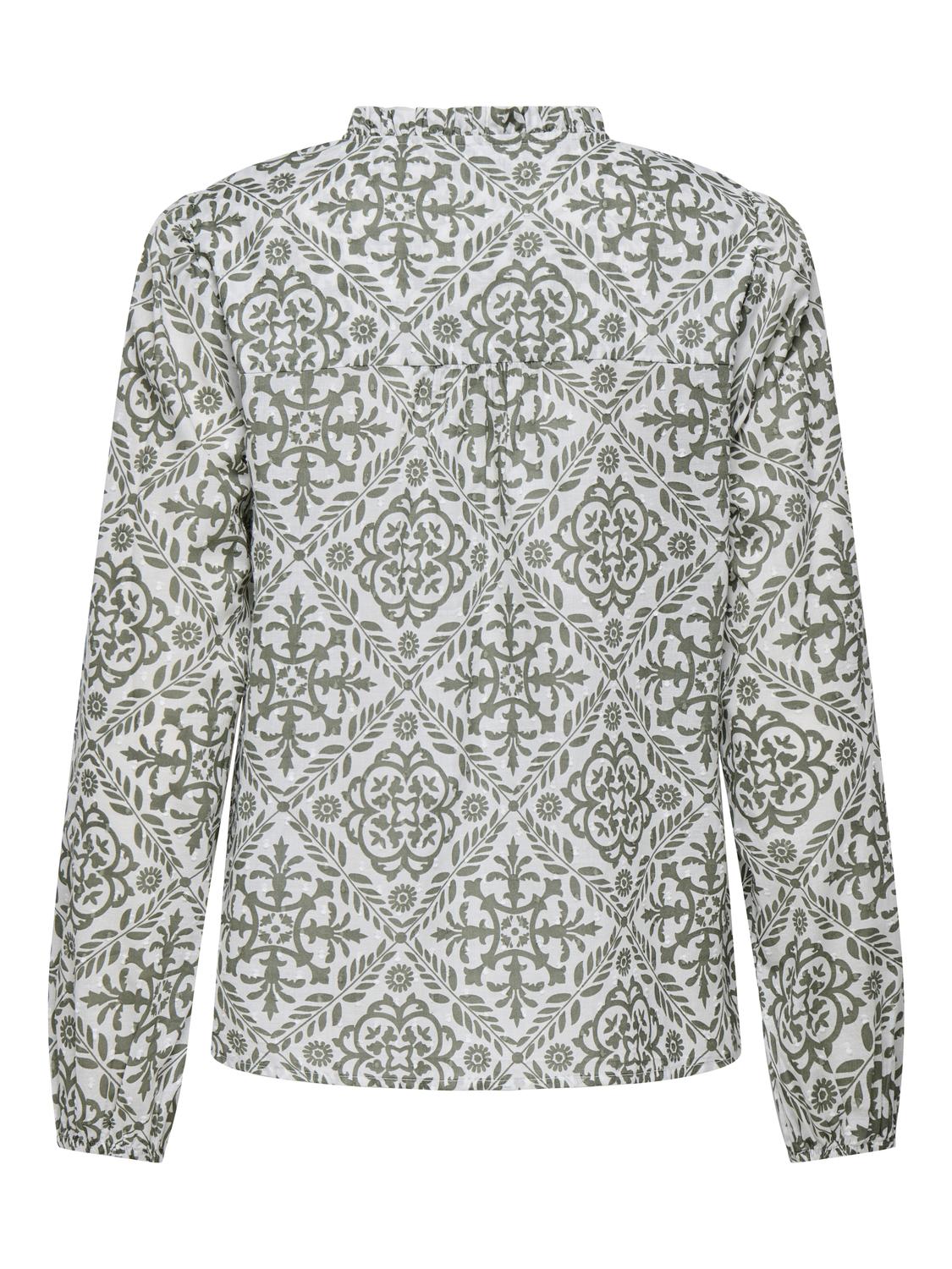 ONLROANNE L/S TOP WVN NOOS