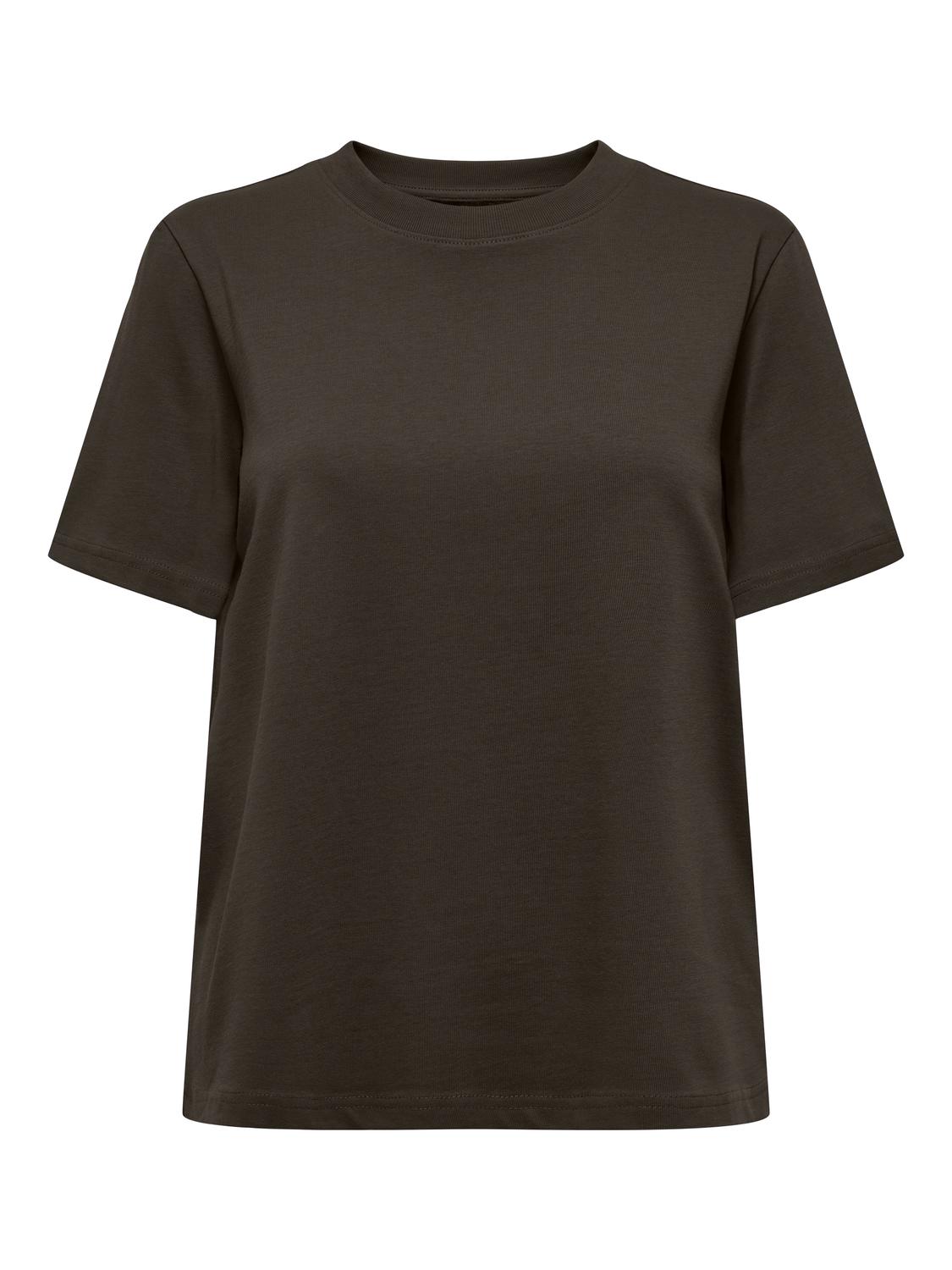 ONLMONJA Basic Regular Fit T-shirt med O-hals design