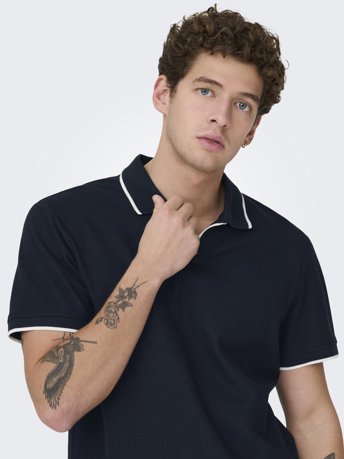 ONSASTON REG SS FRML RESORT POLO - 5