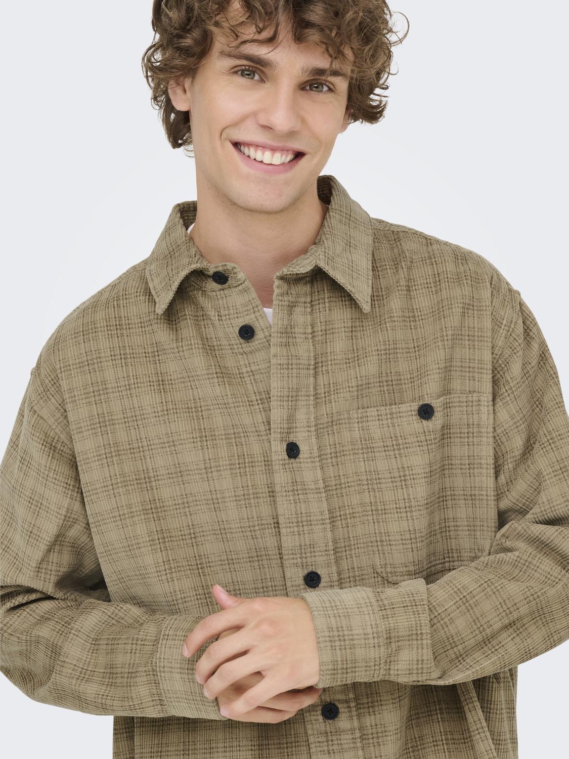 ONSWALEED CORDUROY OVERSHIRT 0345 NOOS - 4