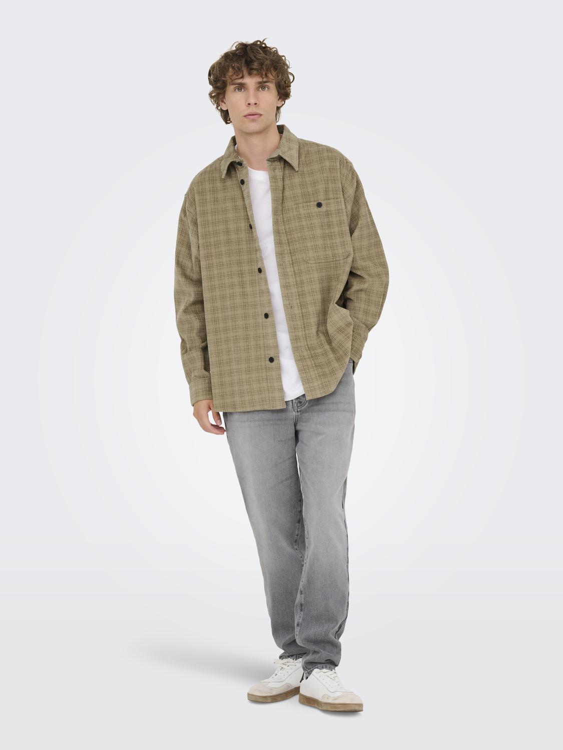 ONSWALEED CORDUROY OVERSHIRT 0345 NOOS - 6