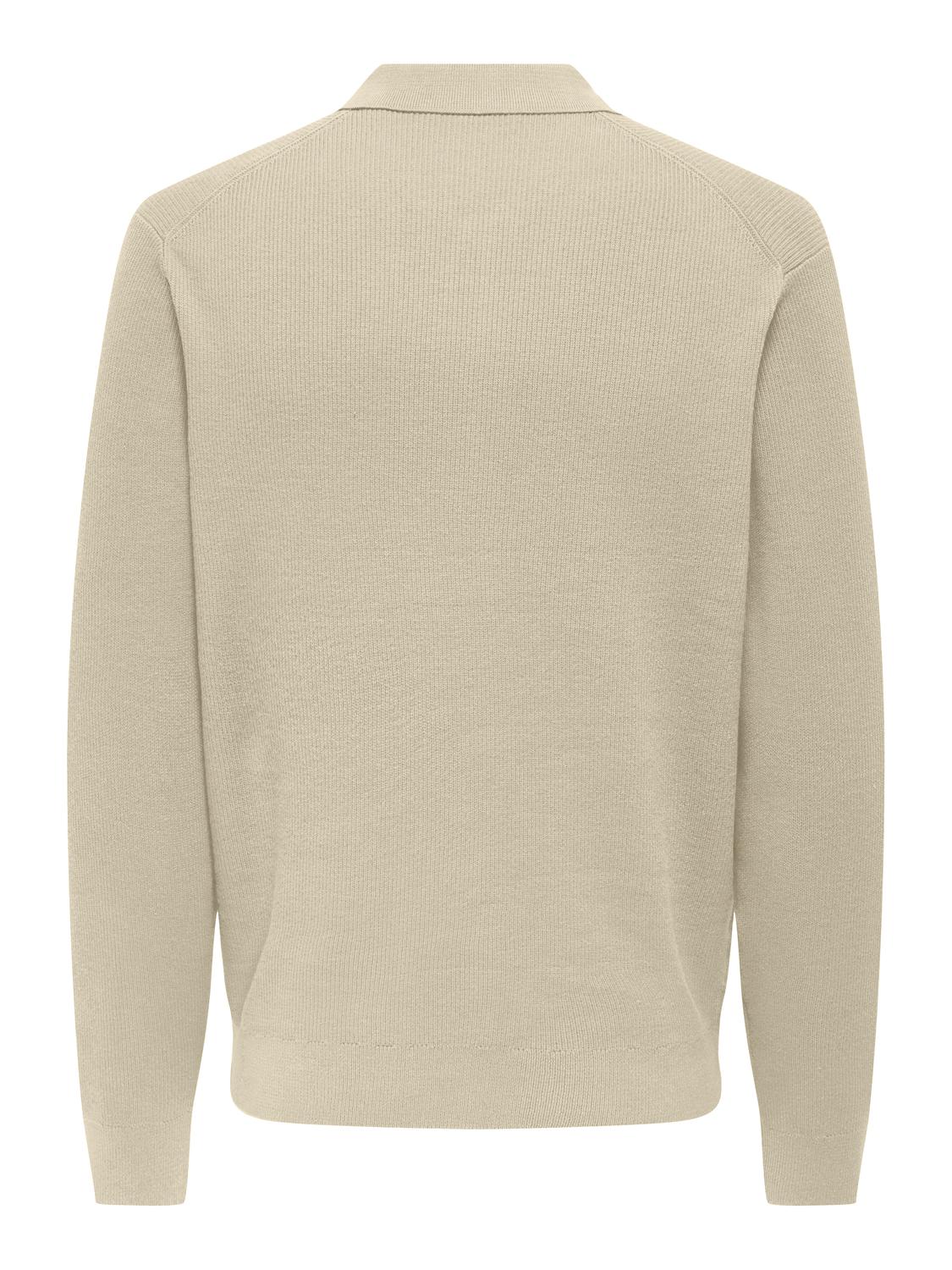 ONSPHIL REG 12 HALF ZIP POLO KNIT - 7