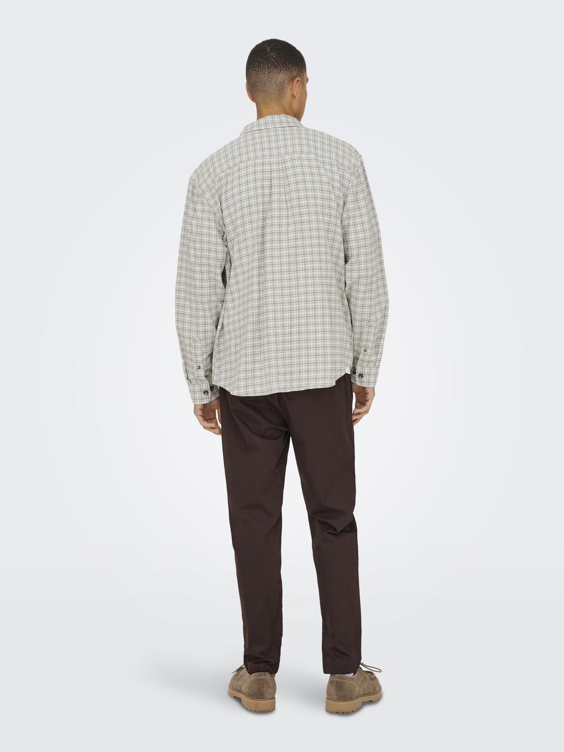 ONSGUDMUND LOOSE LS CHECKED SHIRT NOOS - 2
