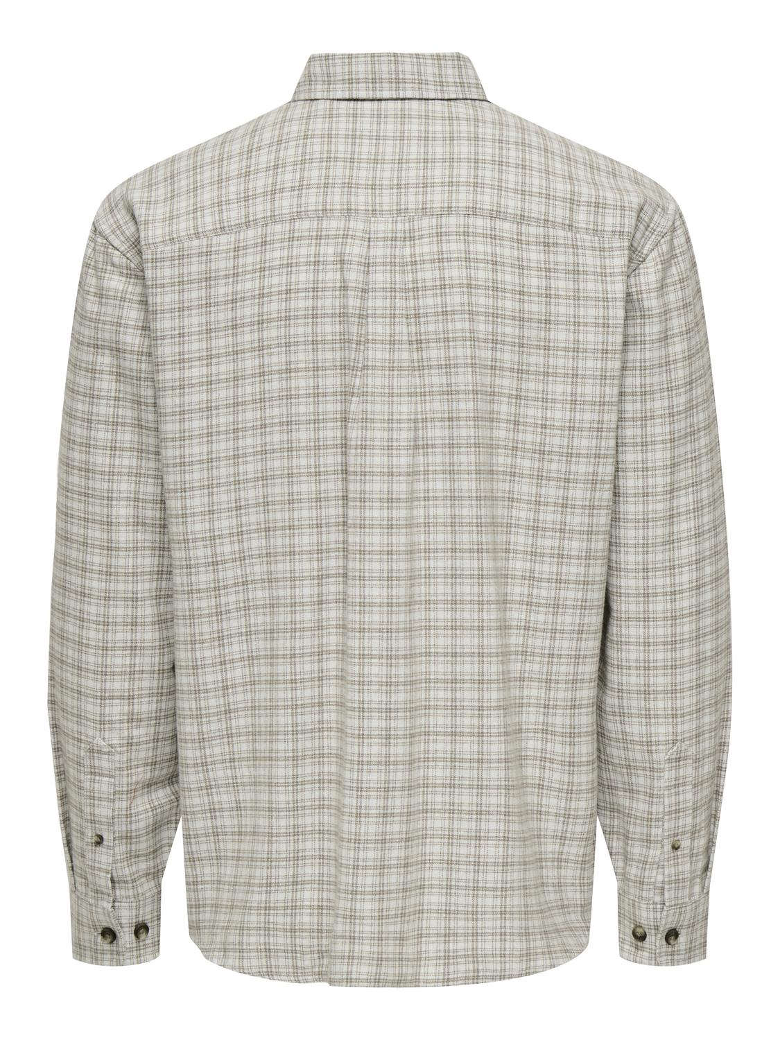ONSGUDMUND LOOSE LS CHECKED SHIRT NOOS - 6