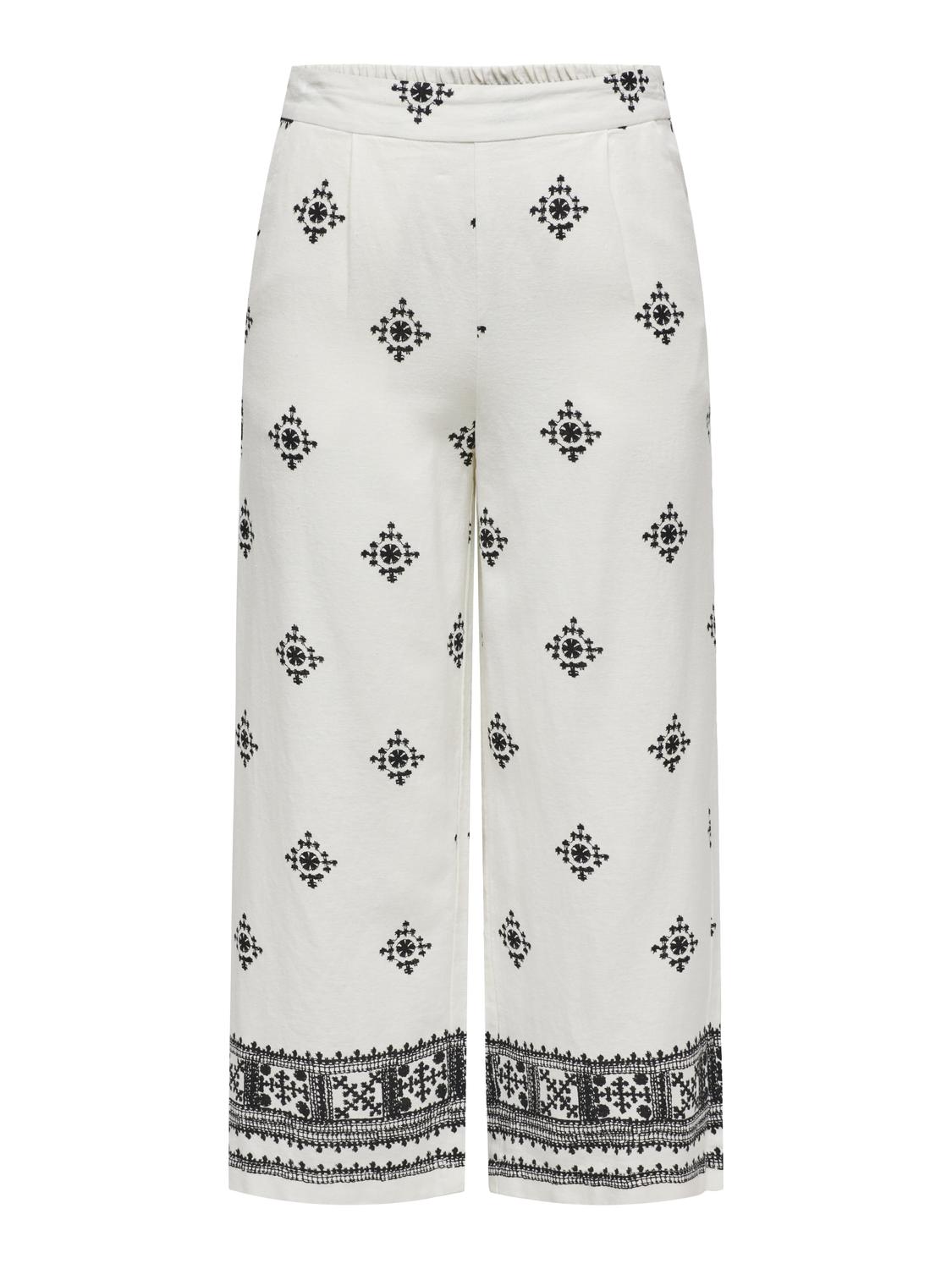ONLCARISA-CARO LINEN BL CULOTTE PNT OS