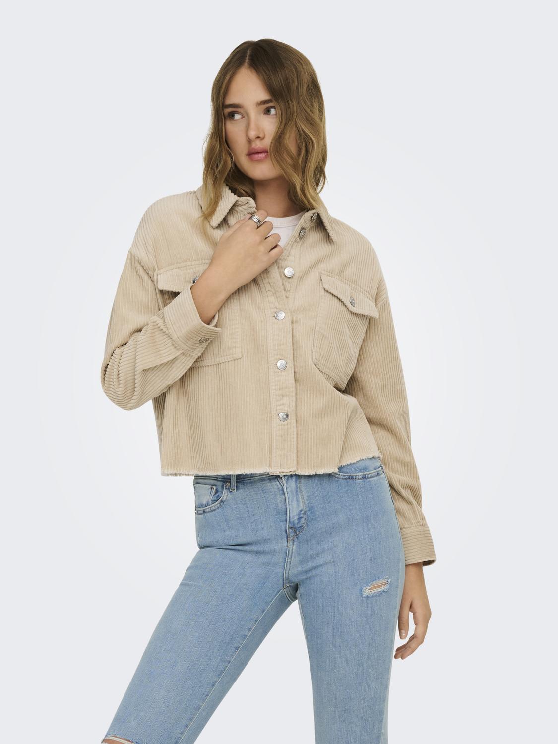 ONLMARINA-ENY L/S CORD JACKET PNT NOOS
