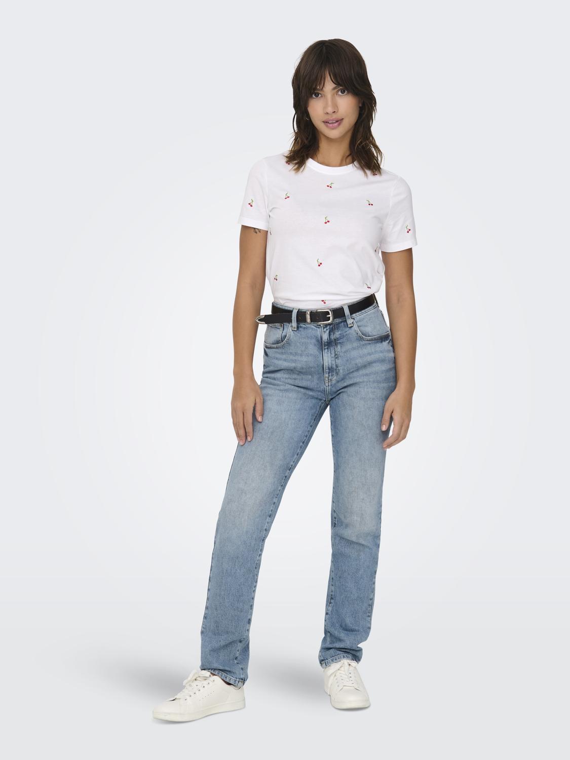 ONLKETTY S/S O-NECK TOP JRS NOOS - 6