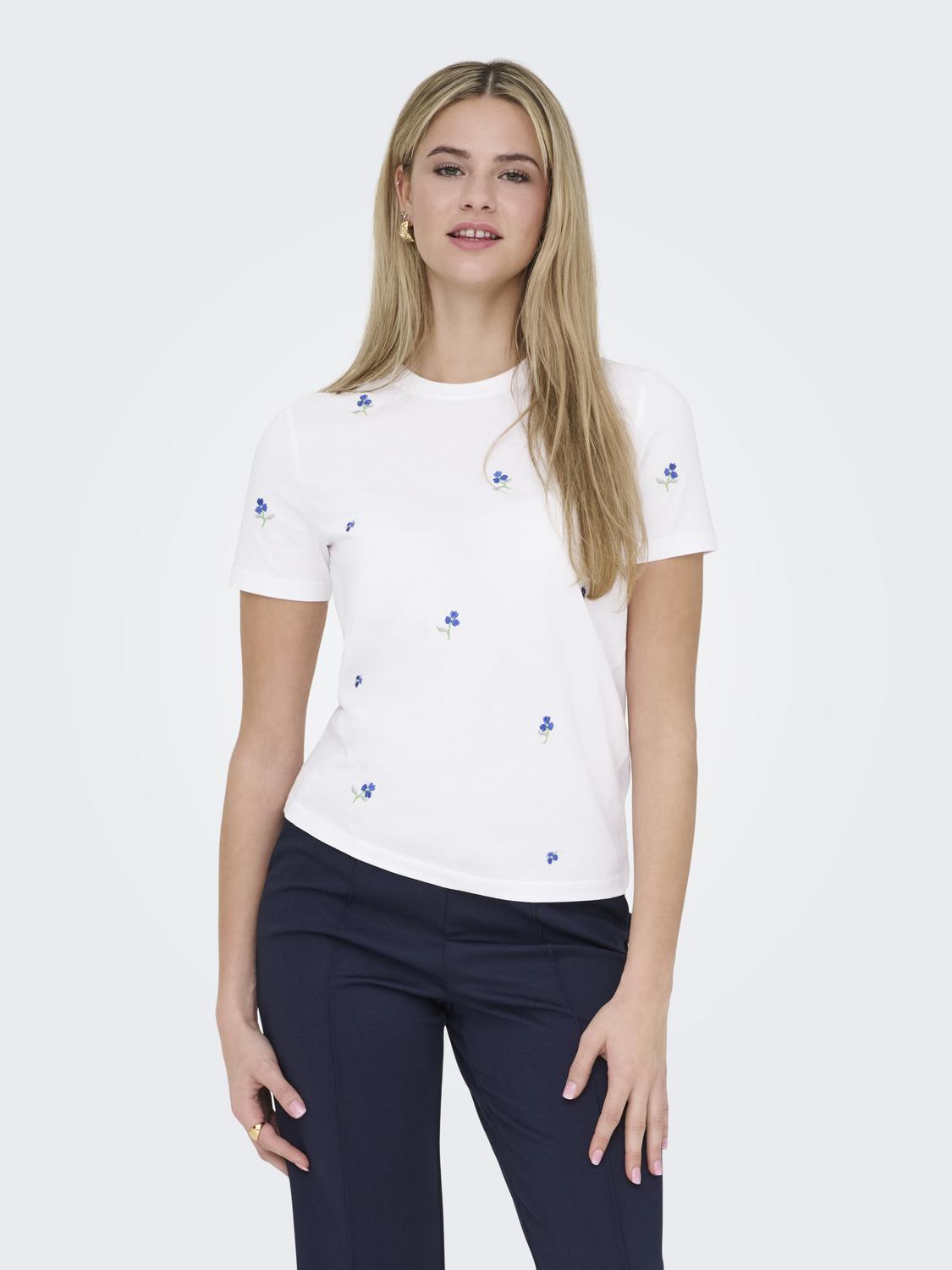 ONLKETTY S/S O-NECK TOP JRS NOOS