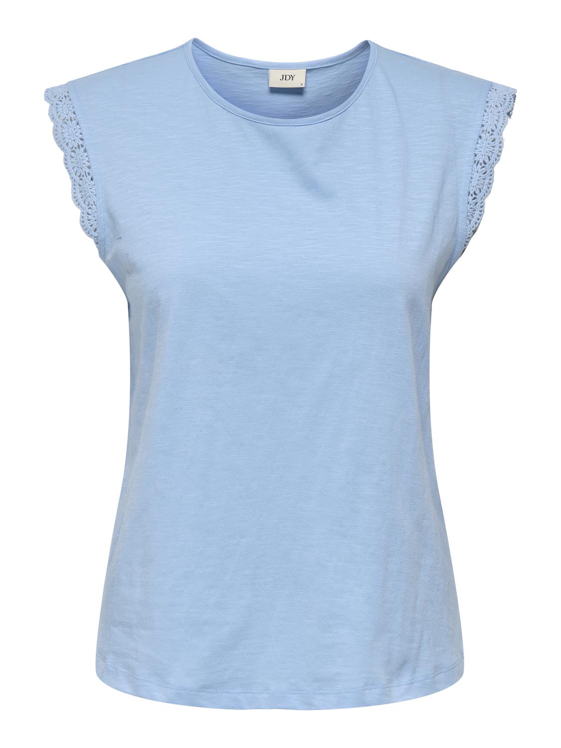 JDYSALVA LIFE S/L CROCHET TOP JRS NOOS