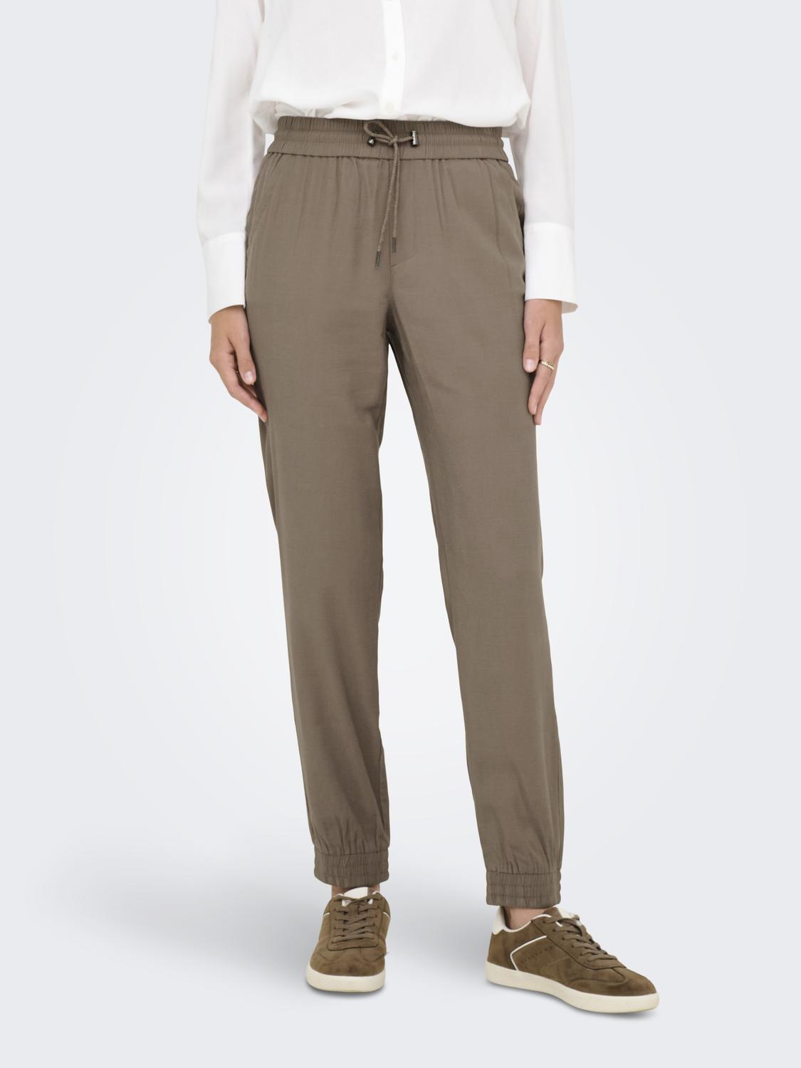 ONLKELDA-EMERY Regular fit broek met wijde pijpen