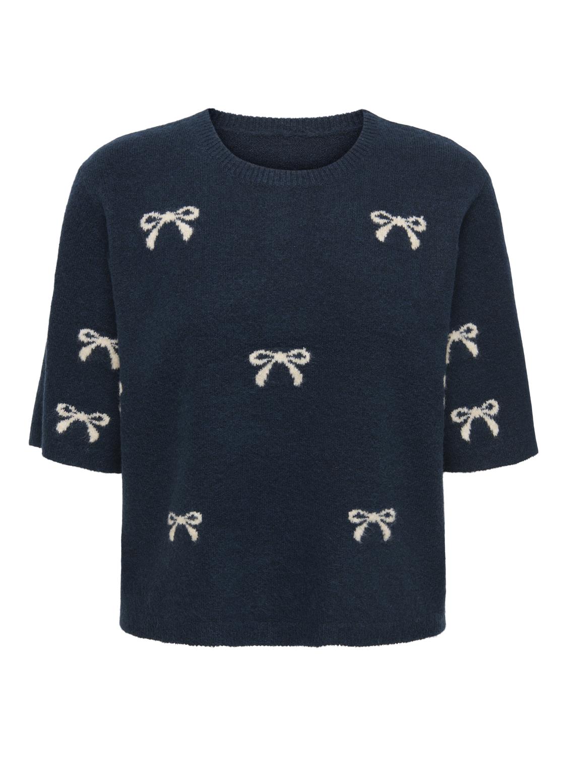 PGFREYA Se bedst muligt ud i denne Regular Fit, O-hals strikket T-shirt med korte ærmer