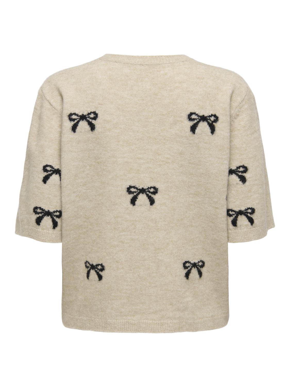 PGFREYA Se bedst muligt ud i denne Regular Fit, O-hals strikket T-shirt med korte ærmer - 2