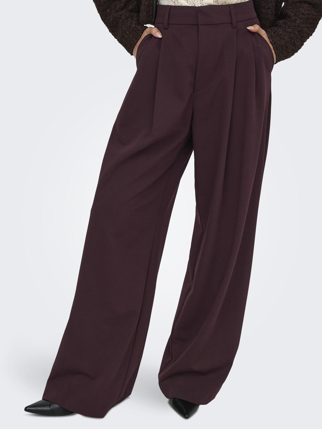 ONLSONJA HW WIDE PLEAT PANT TLR NOOS - 6