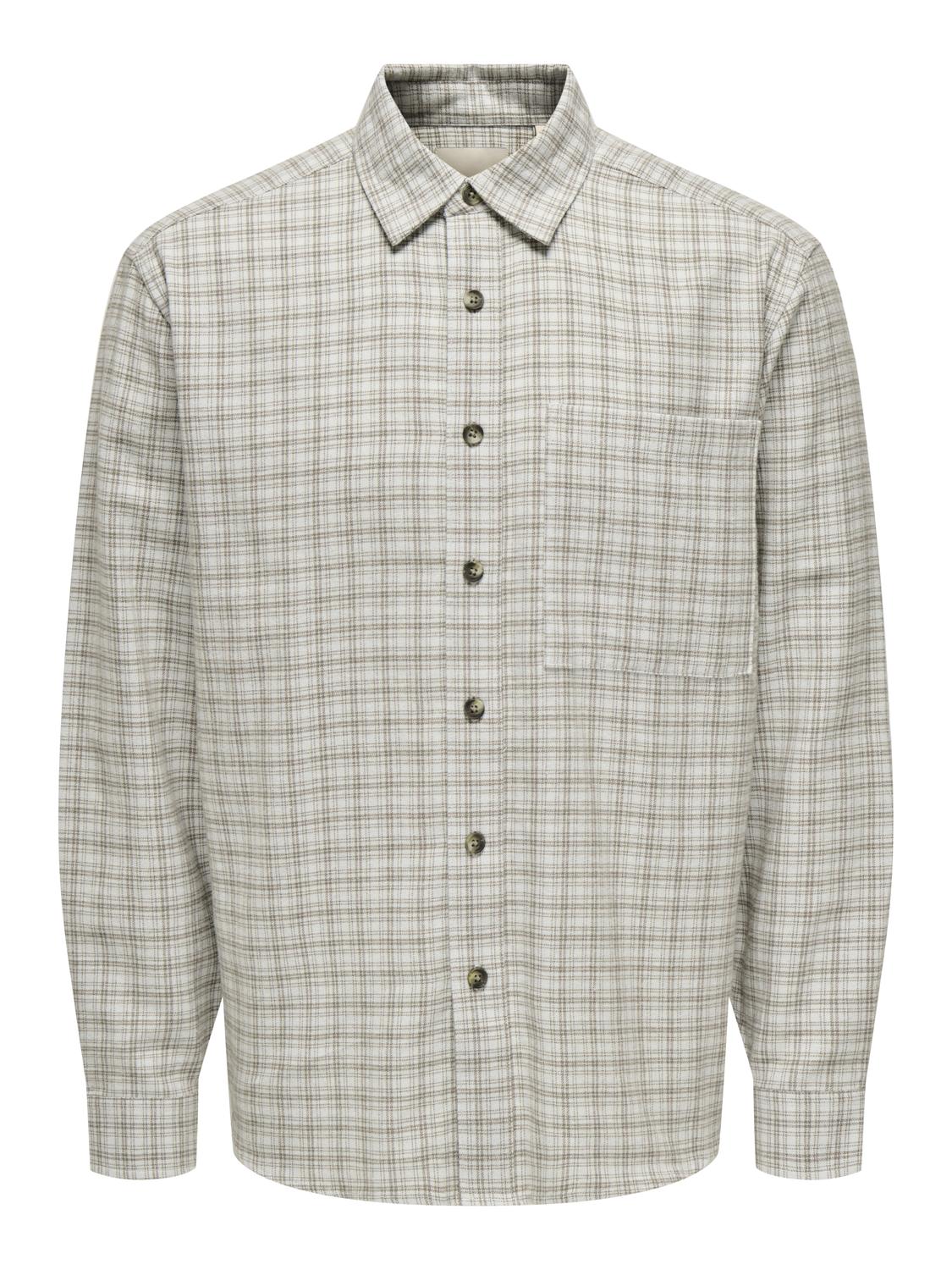 ONSGUDMUND LOOSE LS CHECKED SHIRT NOOS - 3