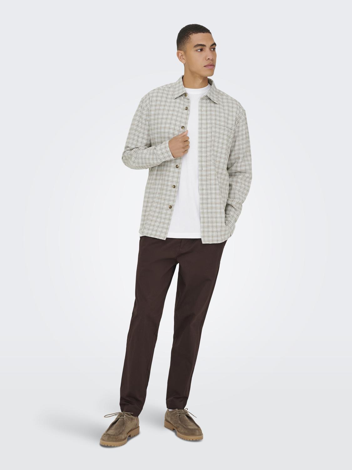 ONSGUDMUND LOOSE LS CHECKED SHIRT NOOS - 5