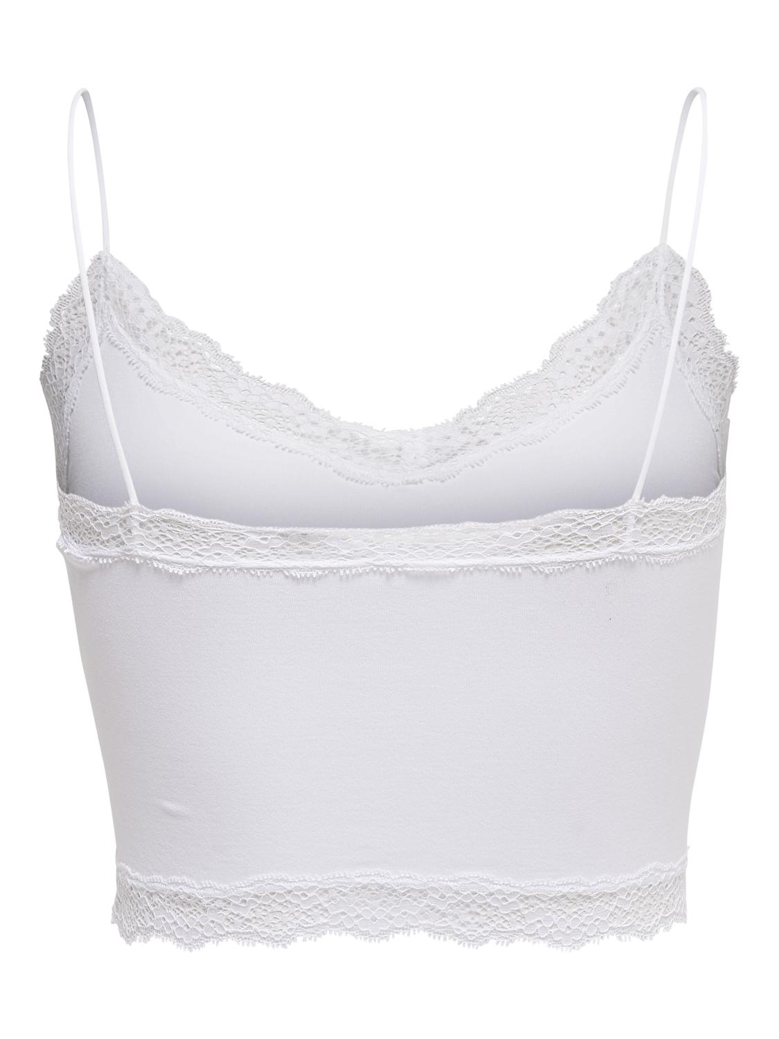 ONLVICKY LACE SEAMLESS CROPPED TOP NOOS