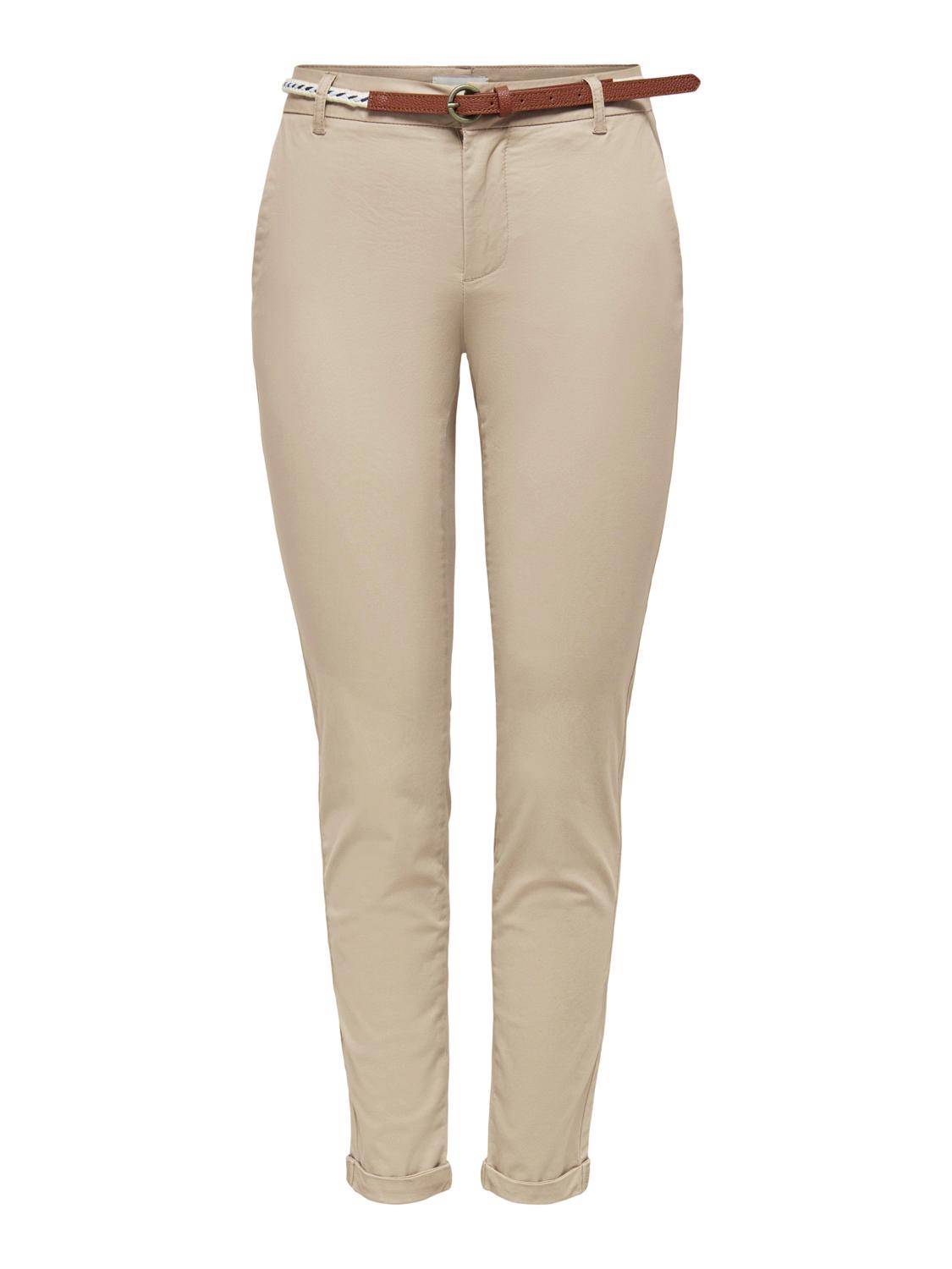 ONLBIANA Baumwoll-Chino mit Gürtel - 3