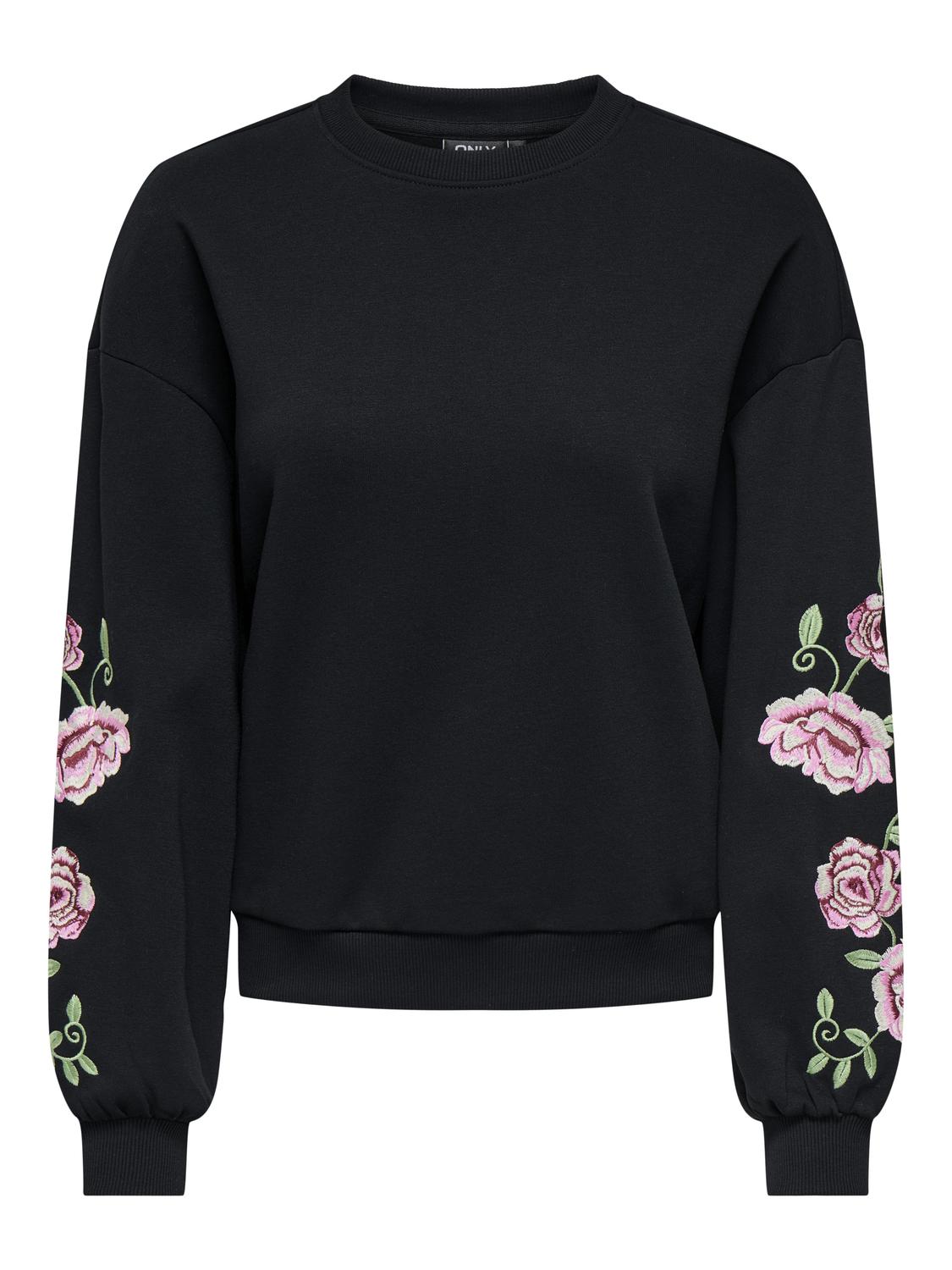 ONLBROOKLYN L/S EMBROIDERY BOX SWT