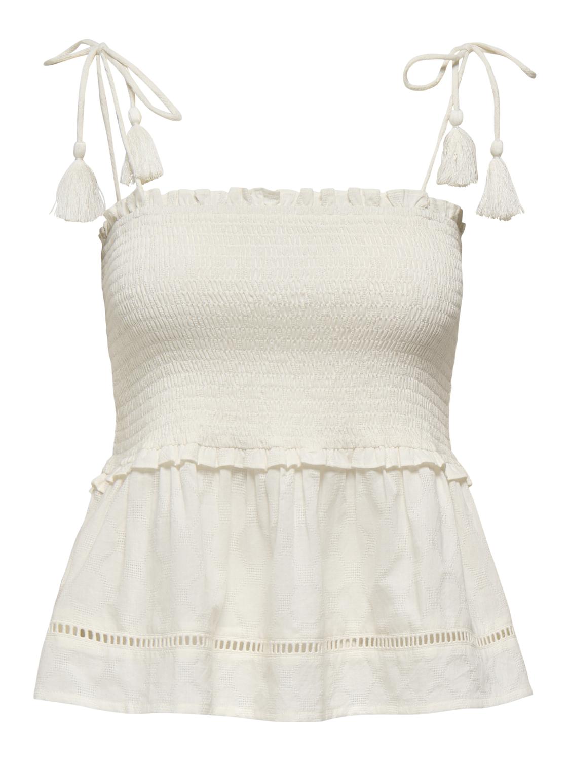 ONLMIVA STRAP SMOCK TOP WVN