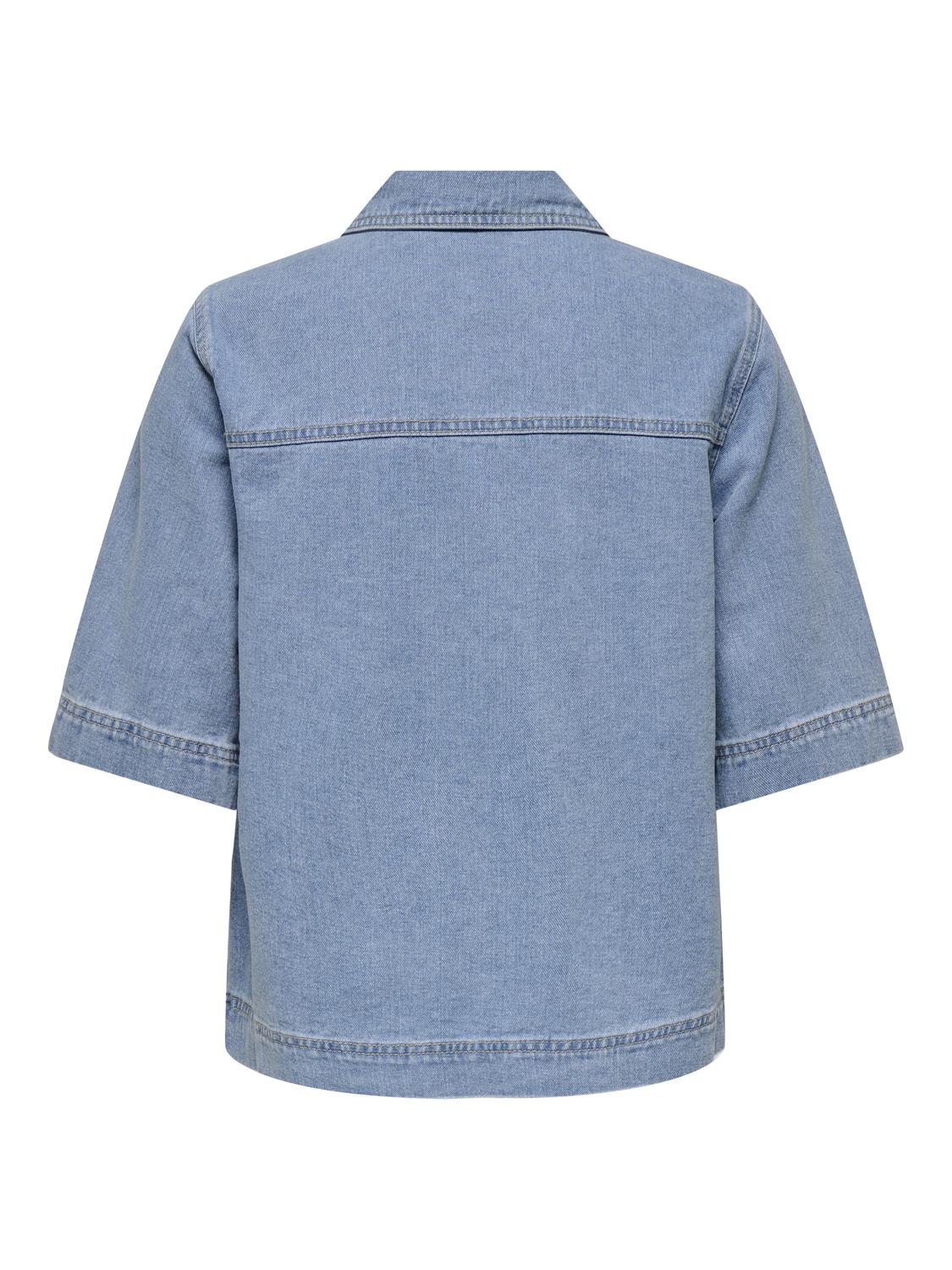 ONLBELLE S/S SHIRT DNM GUA NOOS - 7